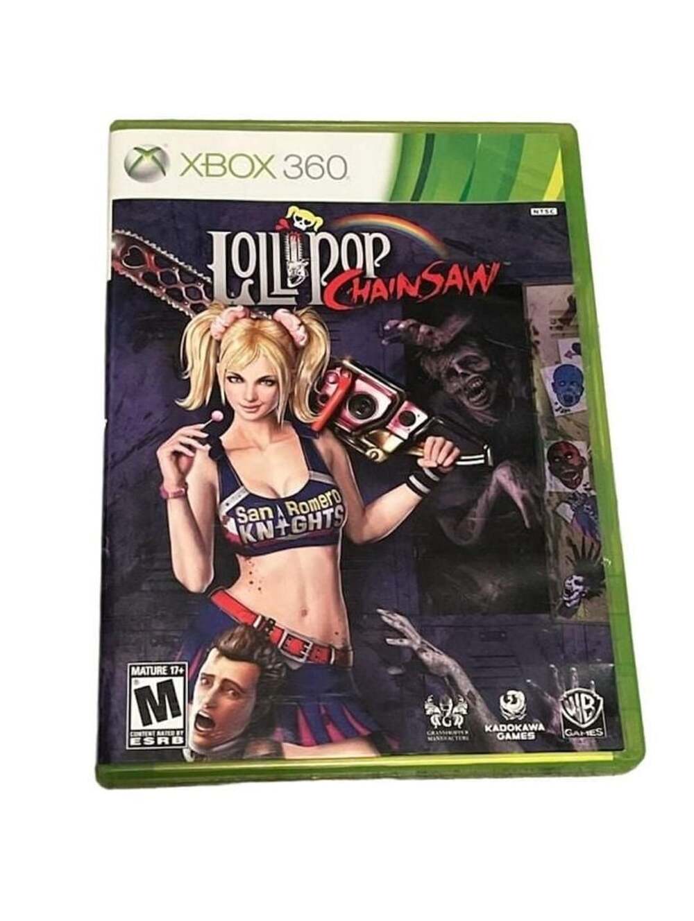 Lollipop Chainsaw Xbox 360 Video Game Complete with Case and Disc